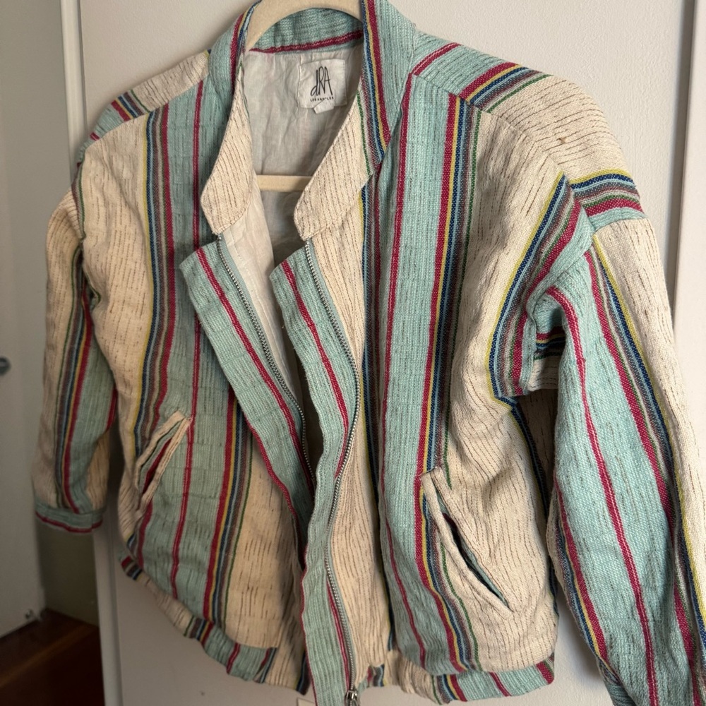 Anthropologie dRA Los Angeles Viola striped jacket - Picture 5 of 7
